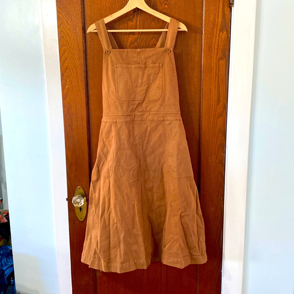EUC garden pinafore dress. Brand Seasalt Cornwall UK sizing